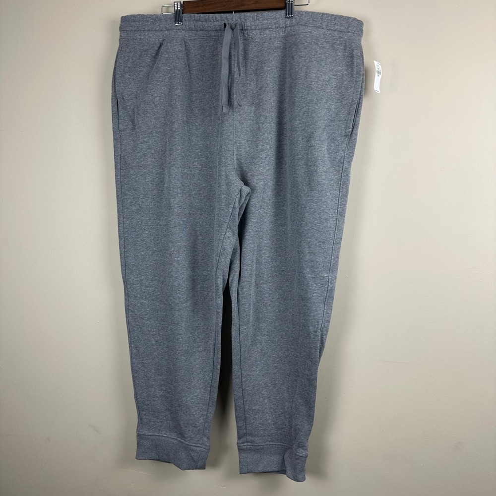 Old Navy Men's 3XL XXXL Gray Jogger Sweatpants Go-Recycled NWT
